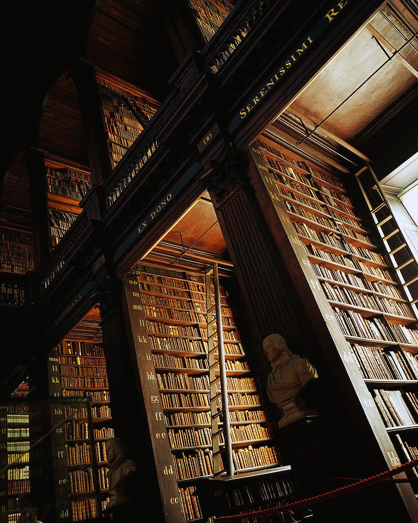 The Long Room in Trinity College Library ca. 2001 Dublin, Ireland